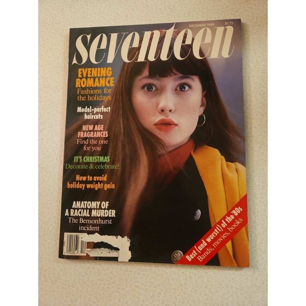 December 1989 SEVENTEEN Magazine Lora Egri Patsy‎ Kensit Madonna Gloria Estefan